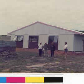 Ratima Rolleston, Wiremu Ohia, Kaikohe Rolleston, & Bruce McFadgen at Ōtāwhiwhi marae (Ams 248)