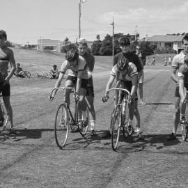 Bay Athletic Championships: start of a cycle race