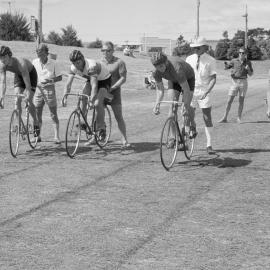 Bay Athletic Championships: start of a cycle race