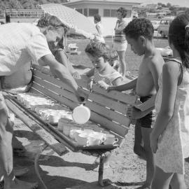 Matamata gospel hall: lolly scramble: afternoon tea time with Peter Robinson