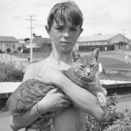 Remember this?: Bernard Orr of Norris Avenue and cat