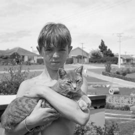 Remember this?: Bernard Orr of Norris Avenue and cat