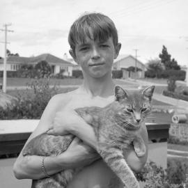 Remember this?: Bernard Orr of Norris Avenue and cat