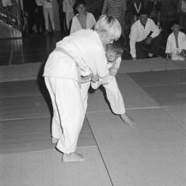 Judo tourney : competing