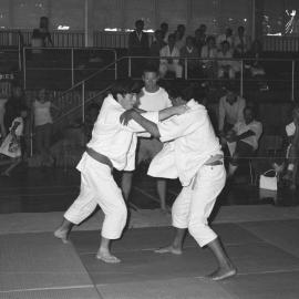 Judo tourney : competing