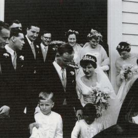 Clarke-Maltby wedding 1955