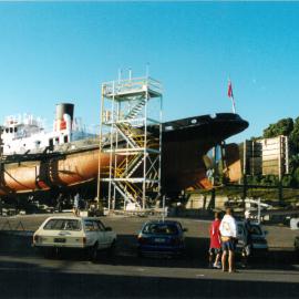 Historic Village Taioma tug side of slipway