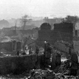 Ruins of Salonika (Thessaloniki) during WWI