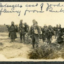 Refugees east of Jordan fleeing from Turks