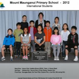 Mount Primary international students 2012