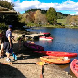 Mount Primary Lakes Ranch camp canoes 2012