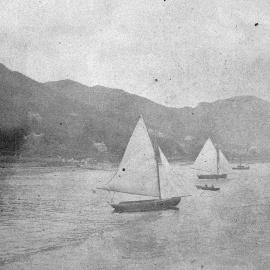 A yacht race in the Kyles of Bute