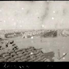 WWI NZ Expeditionary in camp at Zeitoun, Egypt