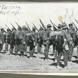 No 7 Platoon in full kit, Egypt