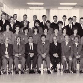 BNZ bank staff, 1964