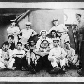 Crew (and ships cat) of Partridge II