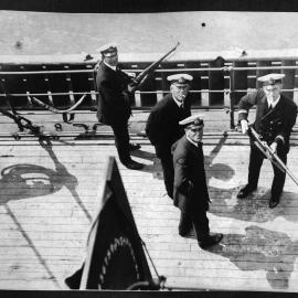 Officers with rifles