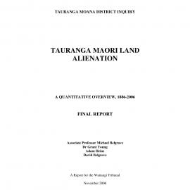 Tauranga Māori Land Alienation