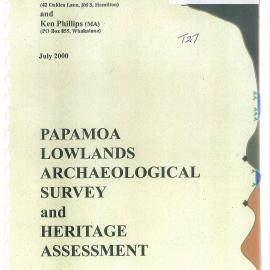 Pāpāmoa Lowlands Archaeological Survey and Heritage Assessment