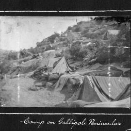 Camp on Gallipoli Peninsula