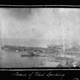 Scene of first landing