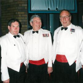 Col Morrie Conder, Lt Col Ted Dean, Brig Kennedy, Hon Col 6 (Hau) Bob Burt, & Col Allen Coster