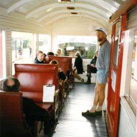 Historic Village last train passengers c. late-1990s
