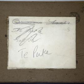 Photograph of aspect of glass plate storage box