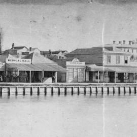 The Strand, Tauranga in the late 1870s