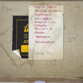 Photograph of aspect of glass plate storage box