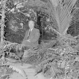 ?George Walsh in the garden