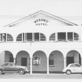 The Masonic Hotel, Tauranga, in the 1970s