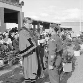 Freedom of the city: Bob Owens & R W Burton