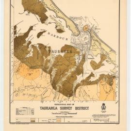 Geological map of Tauranga Survey District