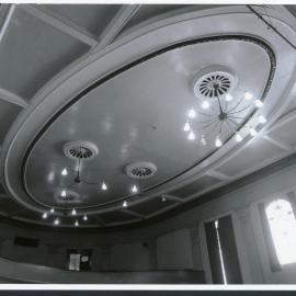 Town Hall auditorium ceiling 1987