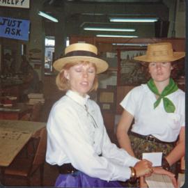 Librarians in costume 1982