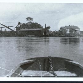 Floating dredge c 1930