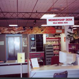 Library membership desk 2002