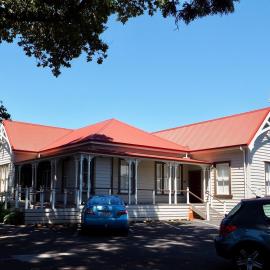 Selwyn Street frontage of St Peter's House 136 Spring Street, Tauranga