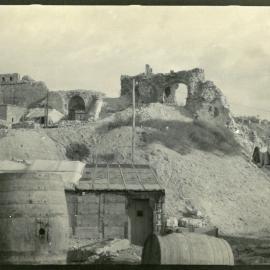 "Ruins near heavy gun fort. Sedd. el. Bahr. Gallipoli"