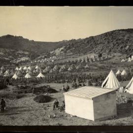"11th & later 13th Division camp at Imbros"