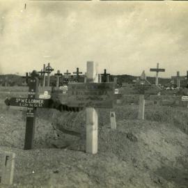 "British Army Graves near W. Beach. Cape Helles. Gallipoli"