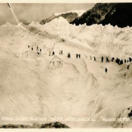 "Franz Joseph Glacier, South Westland, N.Z. Tourist series 813"