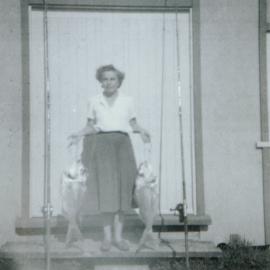 Doris Holmes with fish