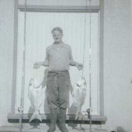 Neil Holmes with fish