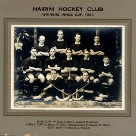 Hairini Hockey Club, Tauranga, 1920