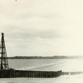 New outlet to sea, 30 Jul 1956