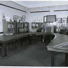Sladden Library in Old Council Chamber, Tauranga Town Hall, 1987