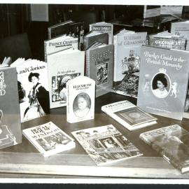 Royal book display in Tauranga Library 1977