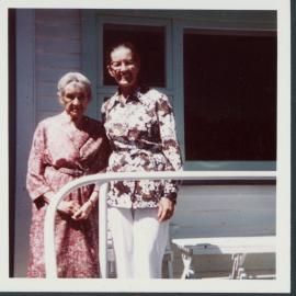 Mary Wharton Christian and Lyn Harpham 1960s